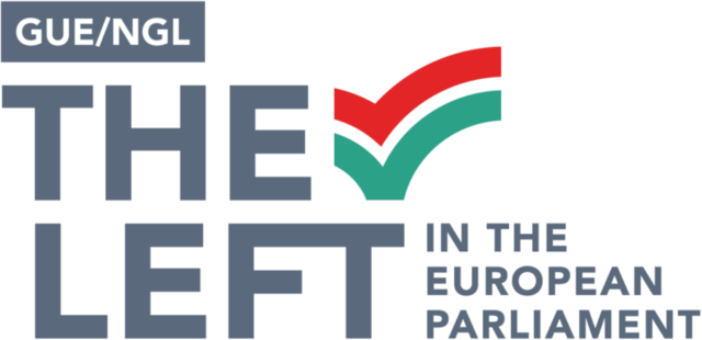 Logo the left parlement Europeen